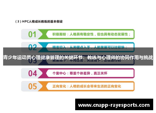 青少年运动员心理健康管理的关键环节：教练与心理师的协同作用与挑战